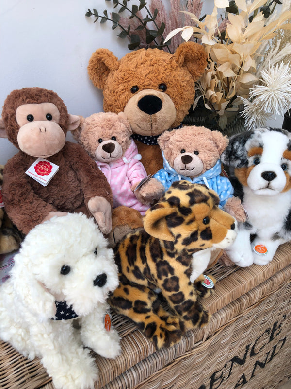 Labradoodle sitting 28cm Hermann Plush Puppy Dog