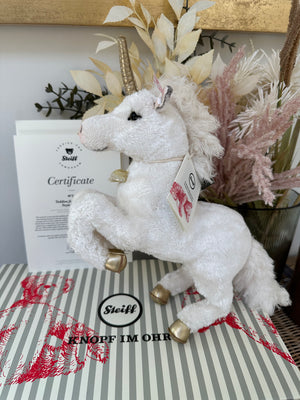 Soya Steiff White Limited Edition Teddies for Tomorrow Unicorn No 324