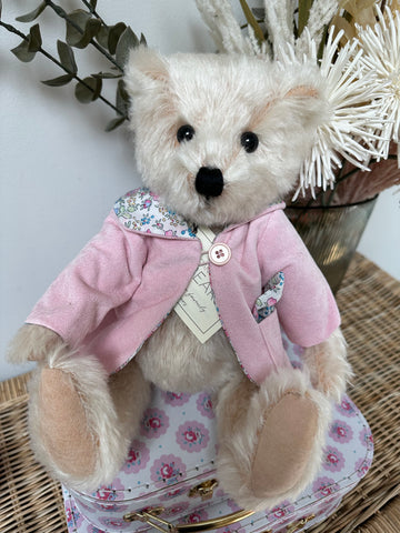 Lucy Fully Jointed Mohair Handmade 33cm Collectable Teddy Bear