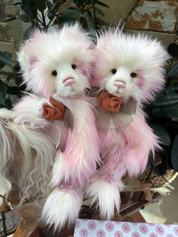 Sandra Charlie Bears Large Plush Collectable Pink Teddy Bear
