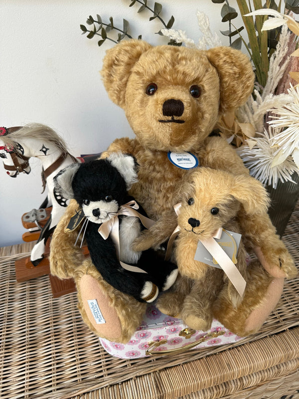 Digby Dog Merrythought Mohair Puppy Dog Handmade in the UK