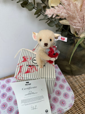 Lina Mouse with Miniature Harlekin Teddy Bear No 158