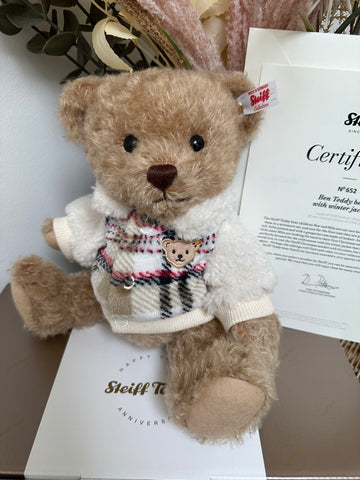 Ben Limited Edition Steiff Collectable Teddy Bear with Winter Jacket No 652