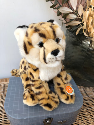 Cheetah Hermann Plush 26cm Soft Childrens Toy