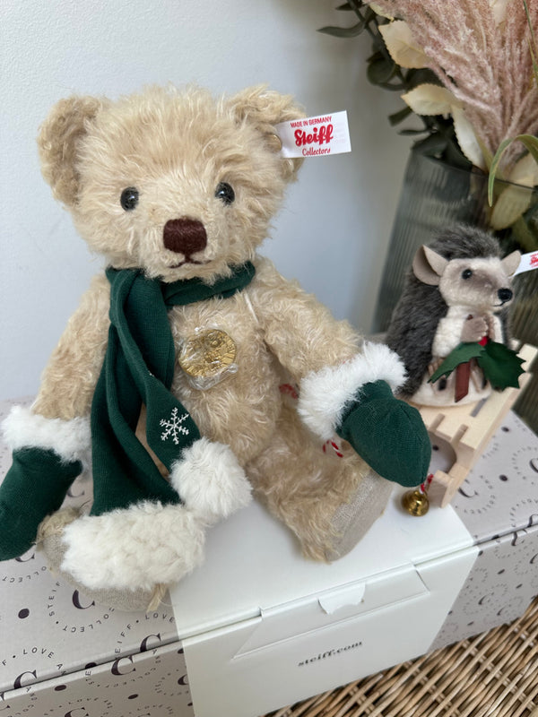 Teddys for Tomorrow Steiff Teddy Bear with Hedgehog Pair No 243