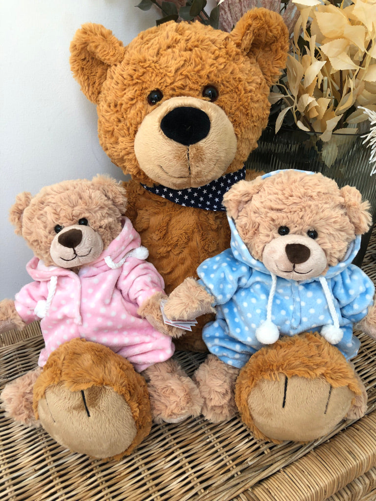 Teddy Hermann Blue Pyjama 30 cm Super Soft Plush Teddy Bear