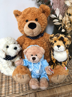 Teddy Hermann Blue Pyjama 30 cm Super Soft Plush Teddy Bear
