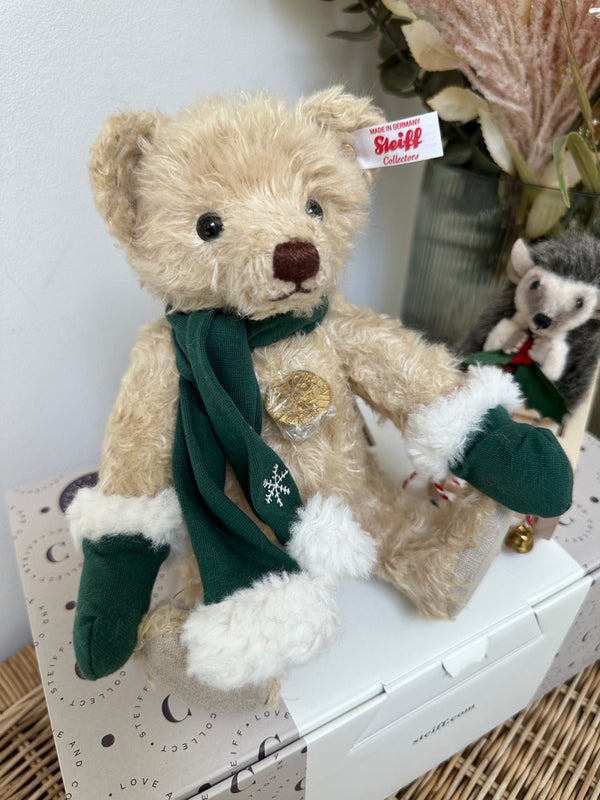Teddys for Tomorrow Steiff Teddy Bear with Hedgehog Pair No 243
