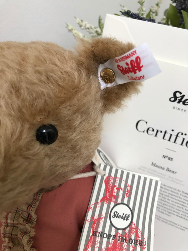 Mama Teddy Bear 30cm Mohair Steiff Bear Family Collection No 85
