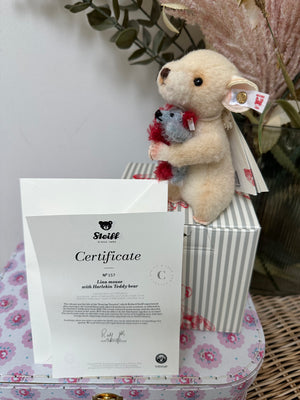 Lina Mouse with Miniature Harlekin Teddy Bear No 157