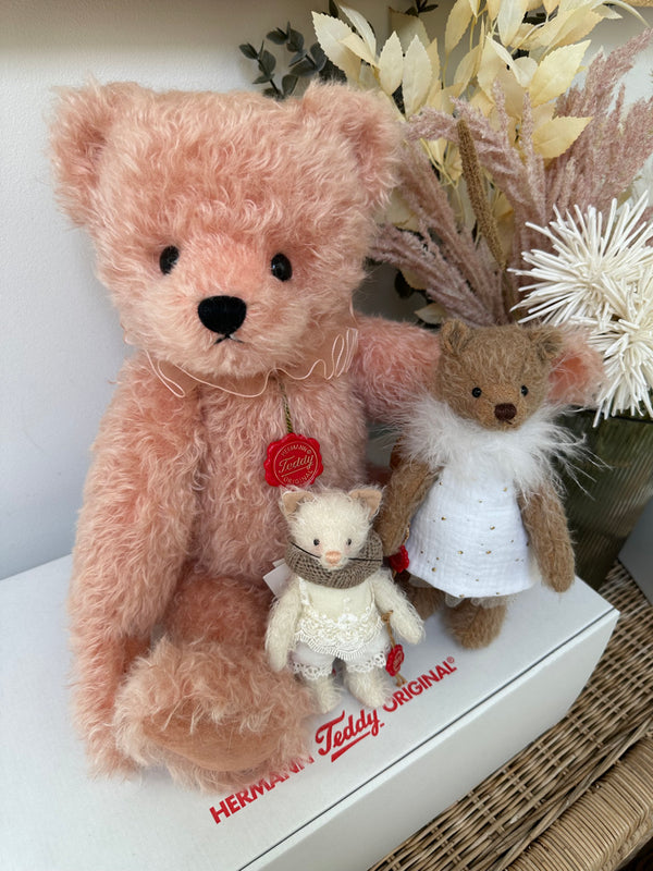 Michelle 14cm Teddy Hermann Original Limited Edition Miniature Mohair Kitten No 59