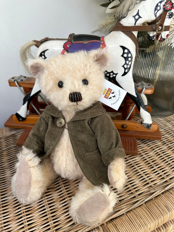 Cederic Fully Jointed Mohair Handmade 33cm Collectable Teddy Bear