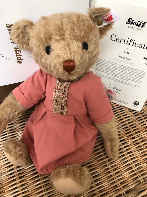 Mama Teddy Bear 30cm Mohair Steiff Bear Family Collection No 85
