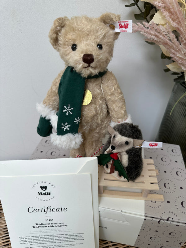 Teddys for tomorrow Teddy Bear with Hedgehog No 264