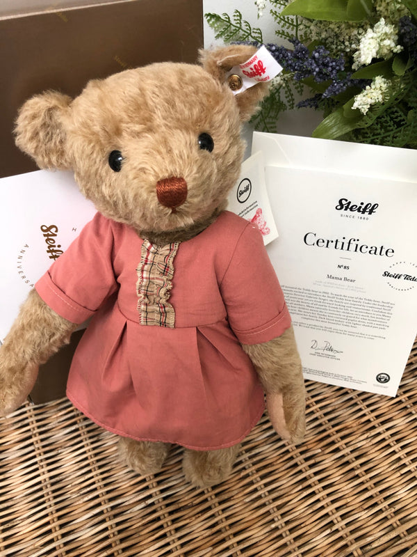 Mama Teddy Bear 30cm Mohair Steiff Bear Family Collection No 85