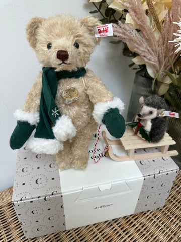 Teddys for Tomorrow Steiff Teddy Bear with Hedgehog Pair No 243