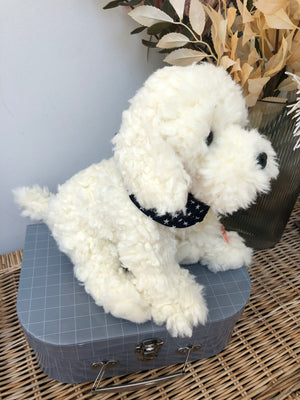Labradoodle sitting 28cm Hermann Plush Puppy Dog