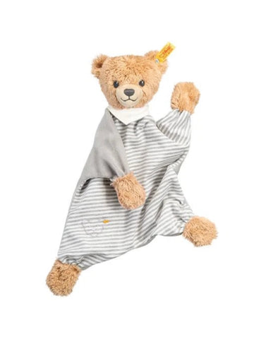 Sleep Well Steiff Baby Grey Newborn Bear Comforter