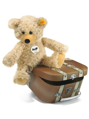 Charly Dangling  Beige 30cm Steiff Plush Kids Teddy Bear in Brown Suitcase