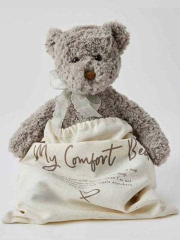 Darcy My Comfort Grey Plush Teddy Bear