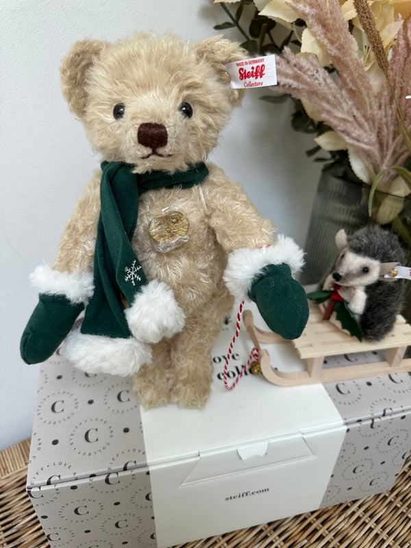 Teddys for Tomorrow Steiff Teddy Bear with Hedgehog Pair No 243