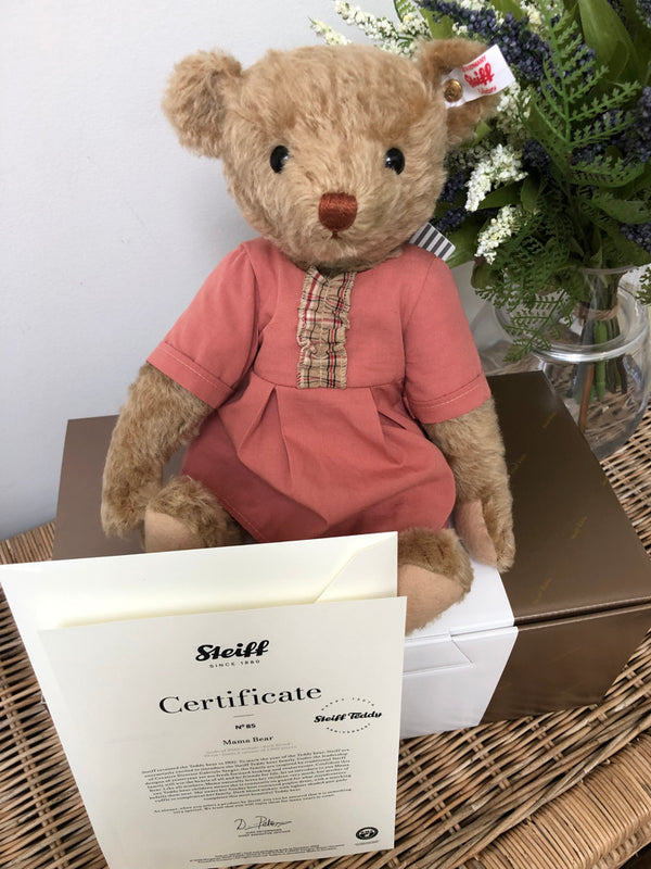 Mama Teddy Bear 30cm Mohair Steiff Bear Family Collection No 85