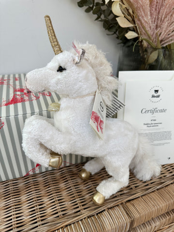 Soya Steiff White Limited Edition Teddies for Tomorrow Unicorn No 324