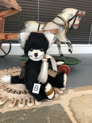 Coco Cat Merrythought Mohair Kitten Handmade in the UK