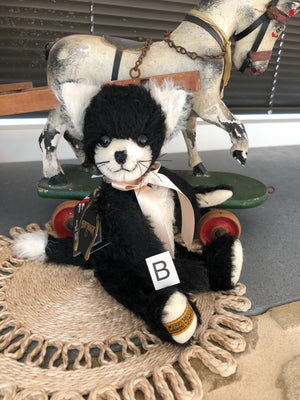 Coco Cat Merrythought Mohair Kitten Handmade in the UK