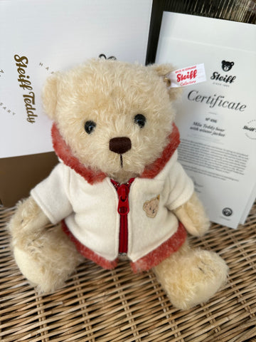 Mila Limited Edition Steiff Collectable Teddy Bear with Winter Jacket No 511