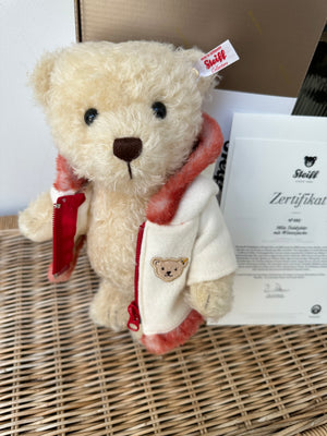 Mila Limited Edition Steiff Collectable Teddy Bear with Winter Jacket No 492