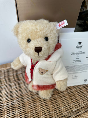 Mila Limited Edition Steiff Collectable Teddy Bear with Winter Jacket No 492