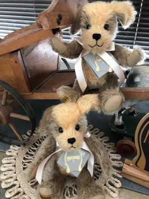 Digby Dog Merrythought Mohair Puppy Dog Handmade in the UK