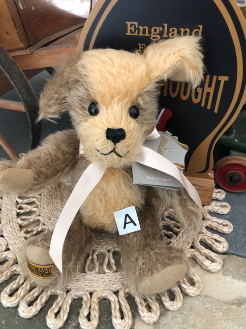 Digby Dog Merrythought Mohair Puppy Dog Handmade in the UK