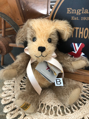 Digby Dog Merrythought Mohair Puppy Dog Handmade in the UK