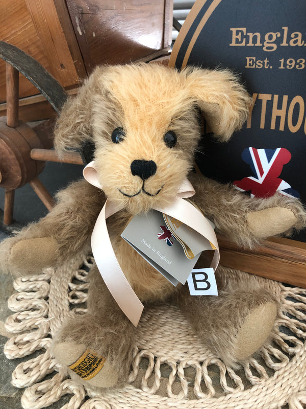 Digby Dog Merrythought Mohair Puppy Dog Handmade in the UK