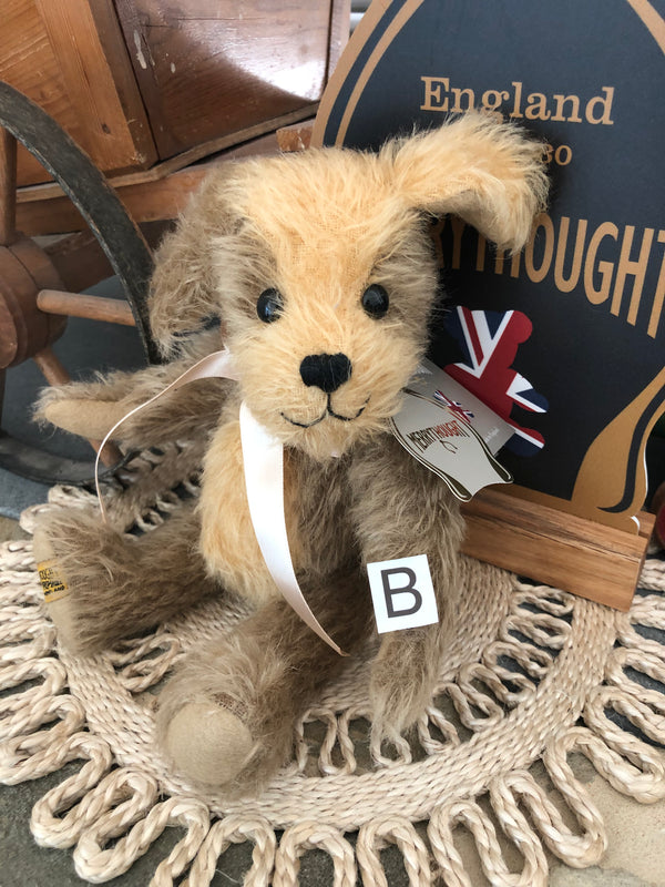 Digby Dog Merrythought Mohair Puppy Dog Handmade in the UK