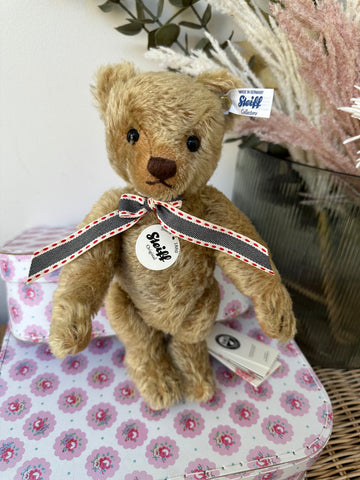Teddy Bear Brass 25cm fully Jointed Classic Steiff Mohair Collectable Bear