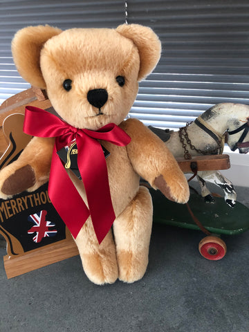 London Gold Large 16 inch Traditional Teddy Bear with Growler Handmade in the UK