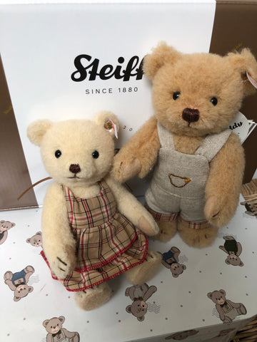 Siblings 2 piece Set Steiff Teddy Bear Family Collection No 119