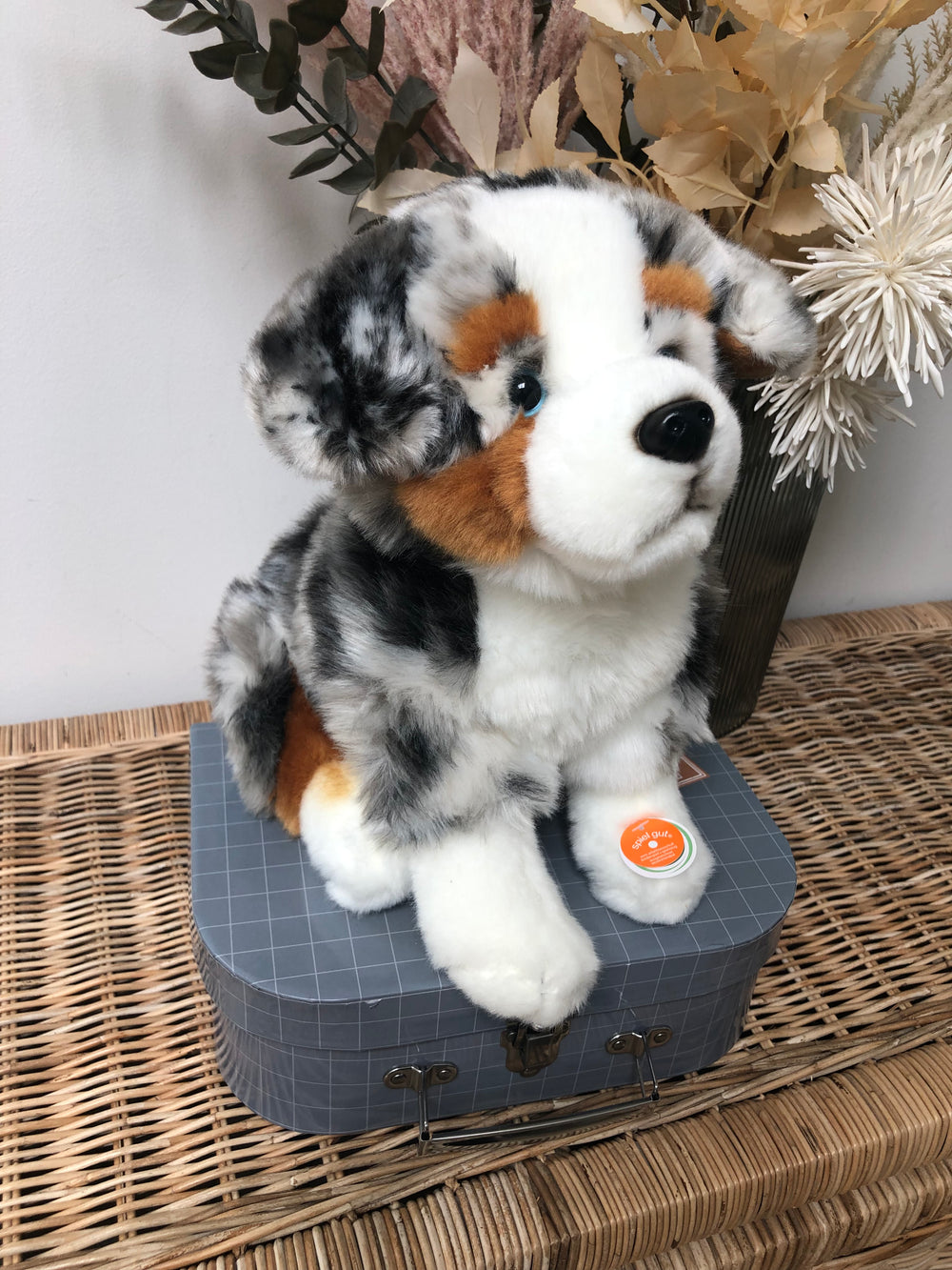Australian Shepherd 30cm Hermann Plush Puppy Dog