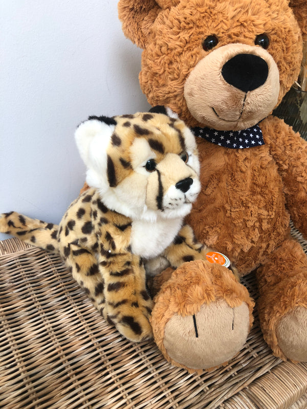 Cheetah Hermann Plush 26cm Soft Childrens Toy