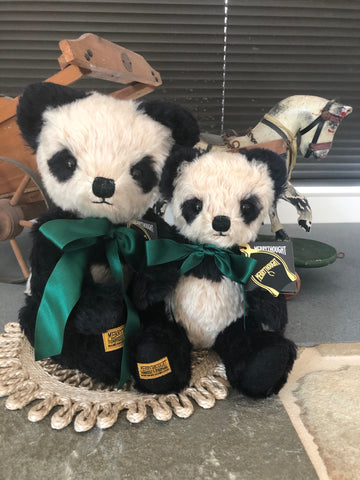 Antique Panda 14 Inch Merrythought Teddy Bear Handmade in the UK
