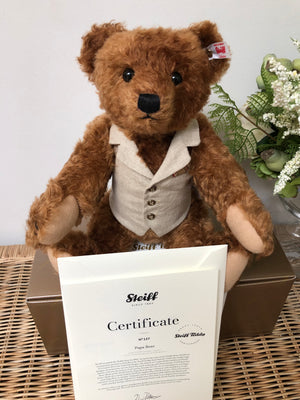 Papa Growler Teddy Bear Mohair Russet Steiff Teddy Bear Family Collection No 127