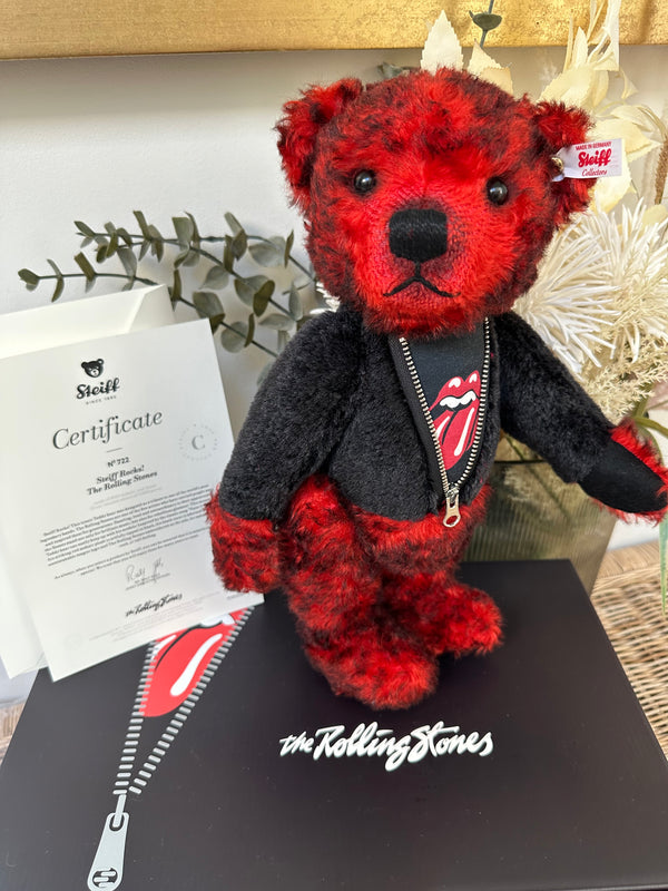 Steiff Rocks Rolling Stones Limited Edition Collectable Teddy Bear No 722