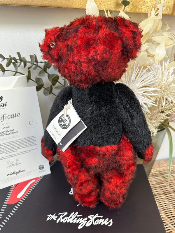 Steiff Rocks Rolling Stones Limited Edition Collectable Teddy Bear No 722
