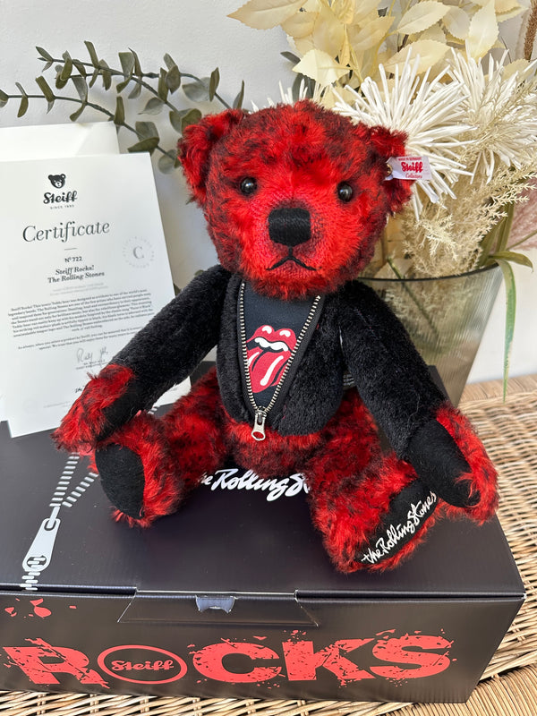Steiff Rocks Rolling Stones Limited Edition Collectable Teddy Bear No 722