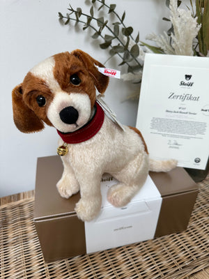 Matty Limited Edition Steiff Collectable Jack Russell Terrier Puppy Dog No 117