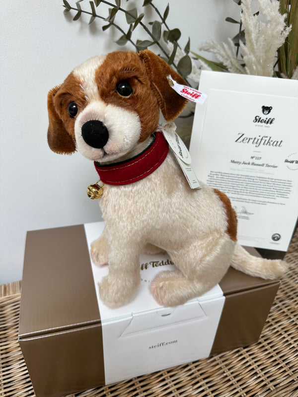 Matty Limited Edition Steiff Collectable Jack Russell Terrier Puppy Dog No 117