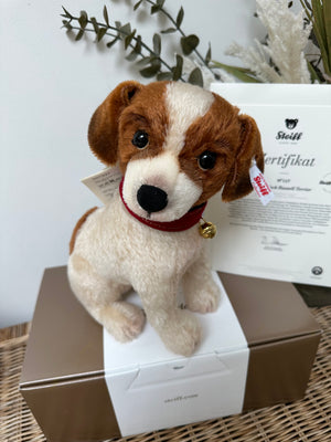 Matty Limited Edition Steiff Collectable Jack Russell Terrier Puppy Dog No 117